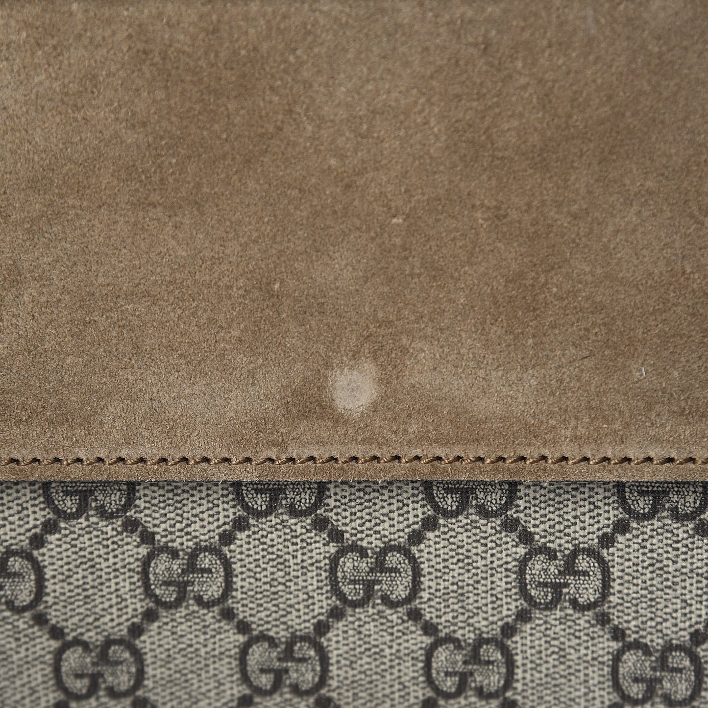 GG Supreme Monogram Small Dionysus Shoulder Bag Taupe