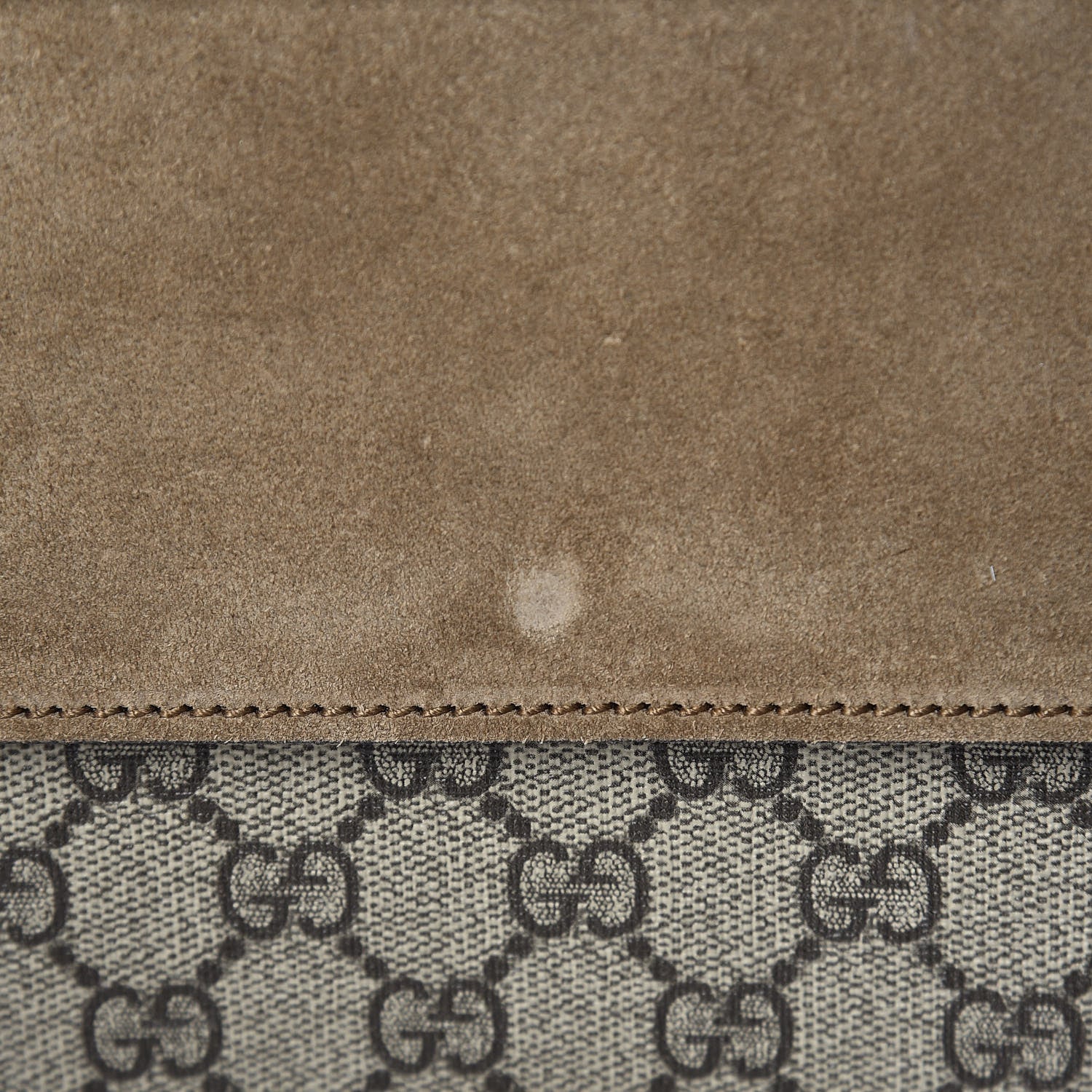 Gucci GG Supreme Monogram Small Dionysus Shoulder Bag Taupe 10 of 13