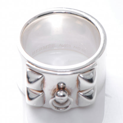 Hermes Sterling Silver Collier De Chien CDC Ring 53 6.25 3 of 5