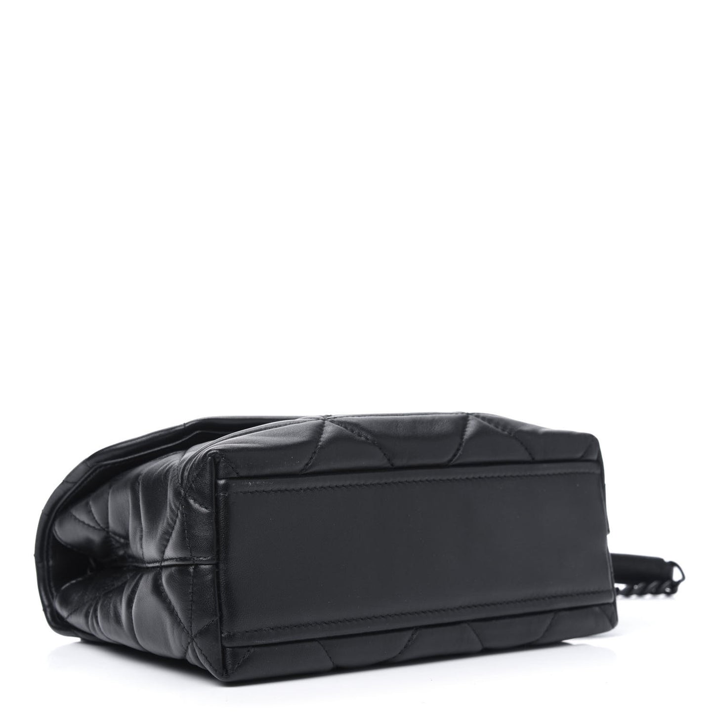 Nappa Triangle Stitched Small Spectrum Bag Black