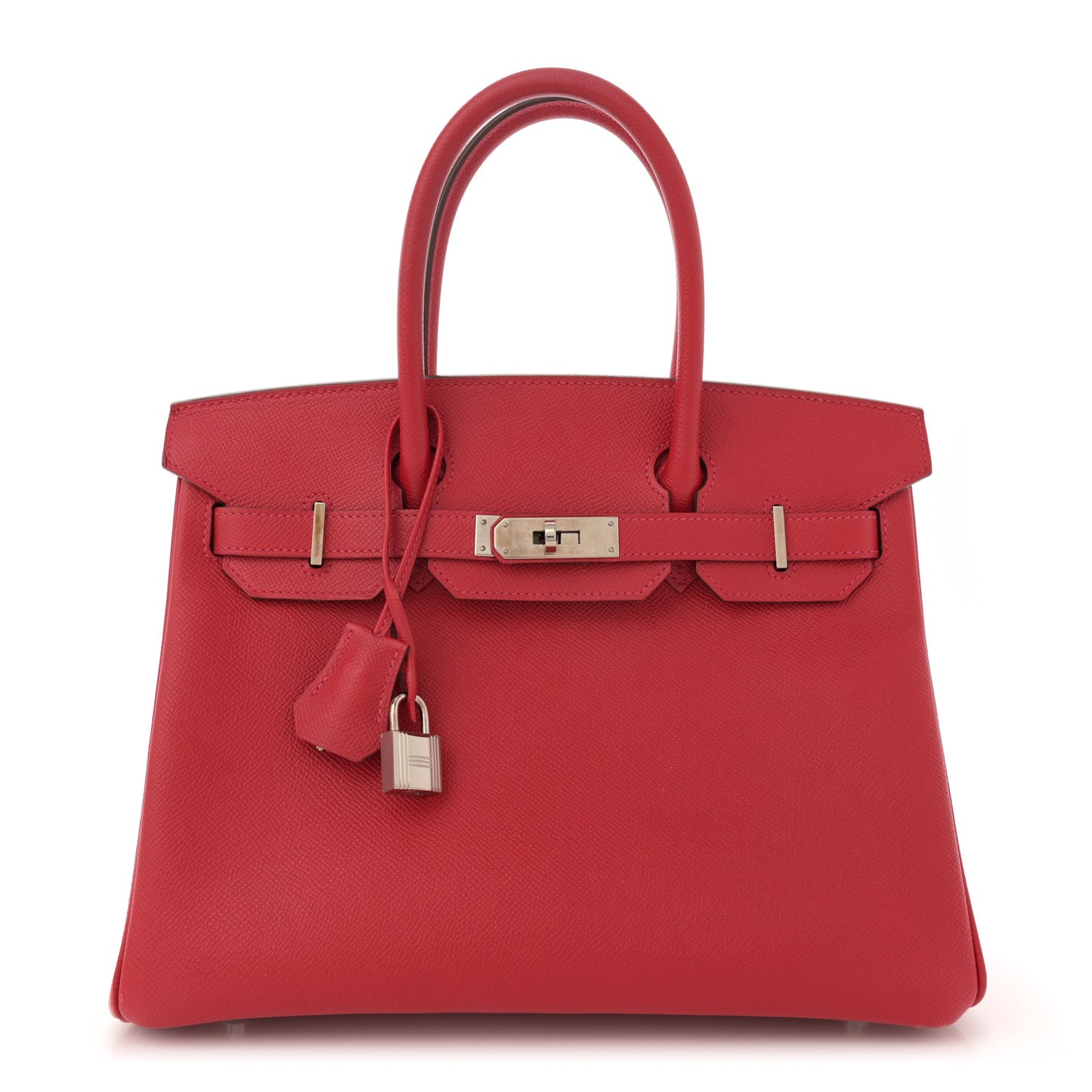 Epsom Birkin 30 Rouge Casaque