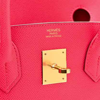 Hermes Epsom Birkin 30 Rose Extreme 6 of 11