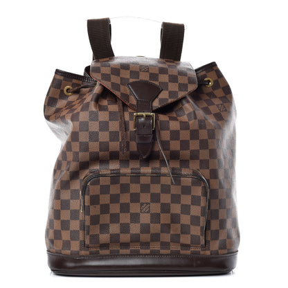 Louis Vuitton Damier Ebene Montsouris GM Backpack 1 of 17