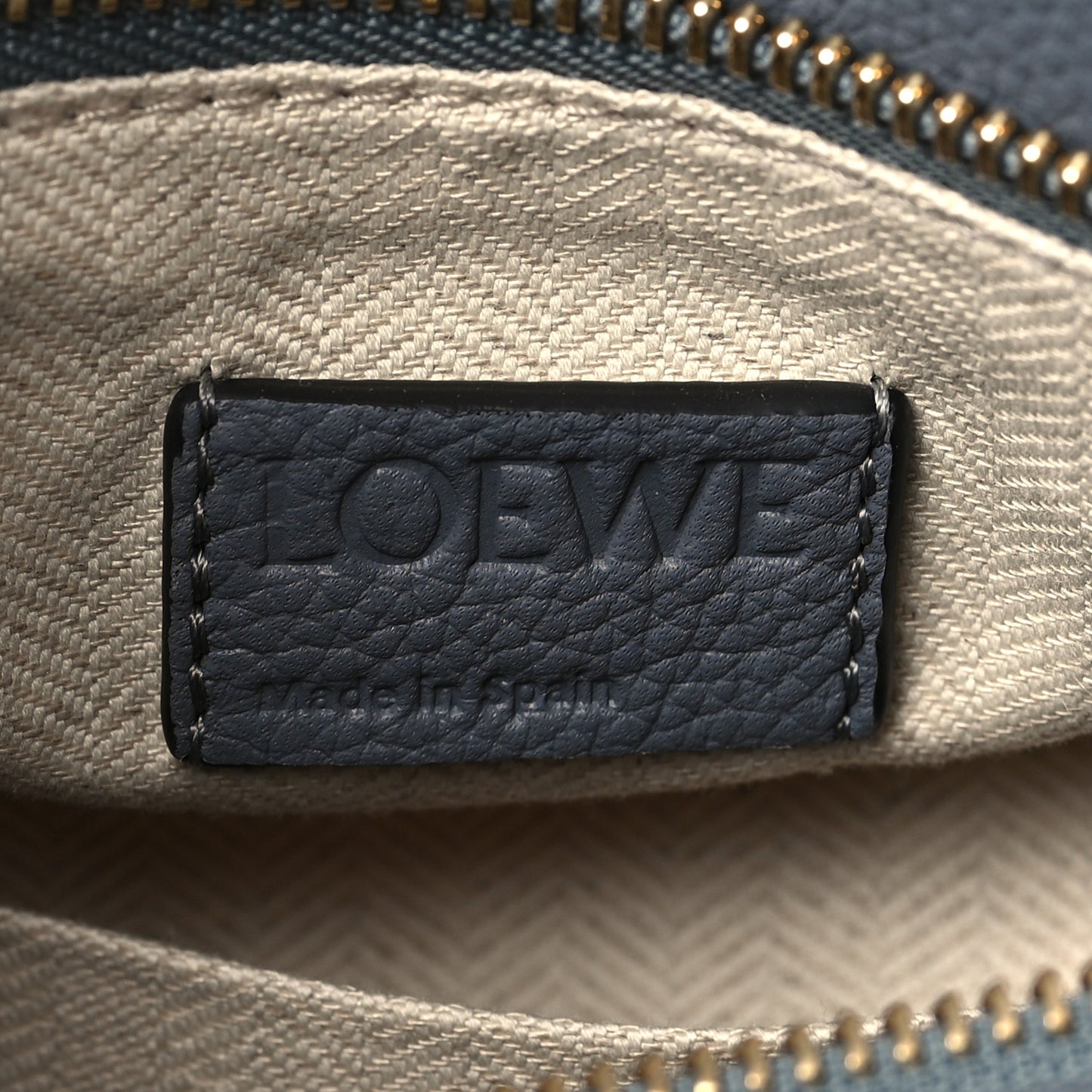 Calfskin Small Puzzle Bag Asphalt Grey