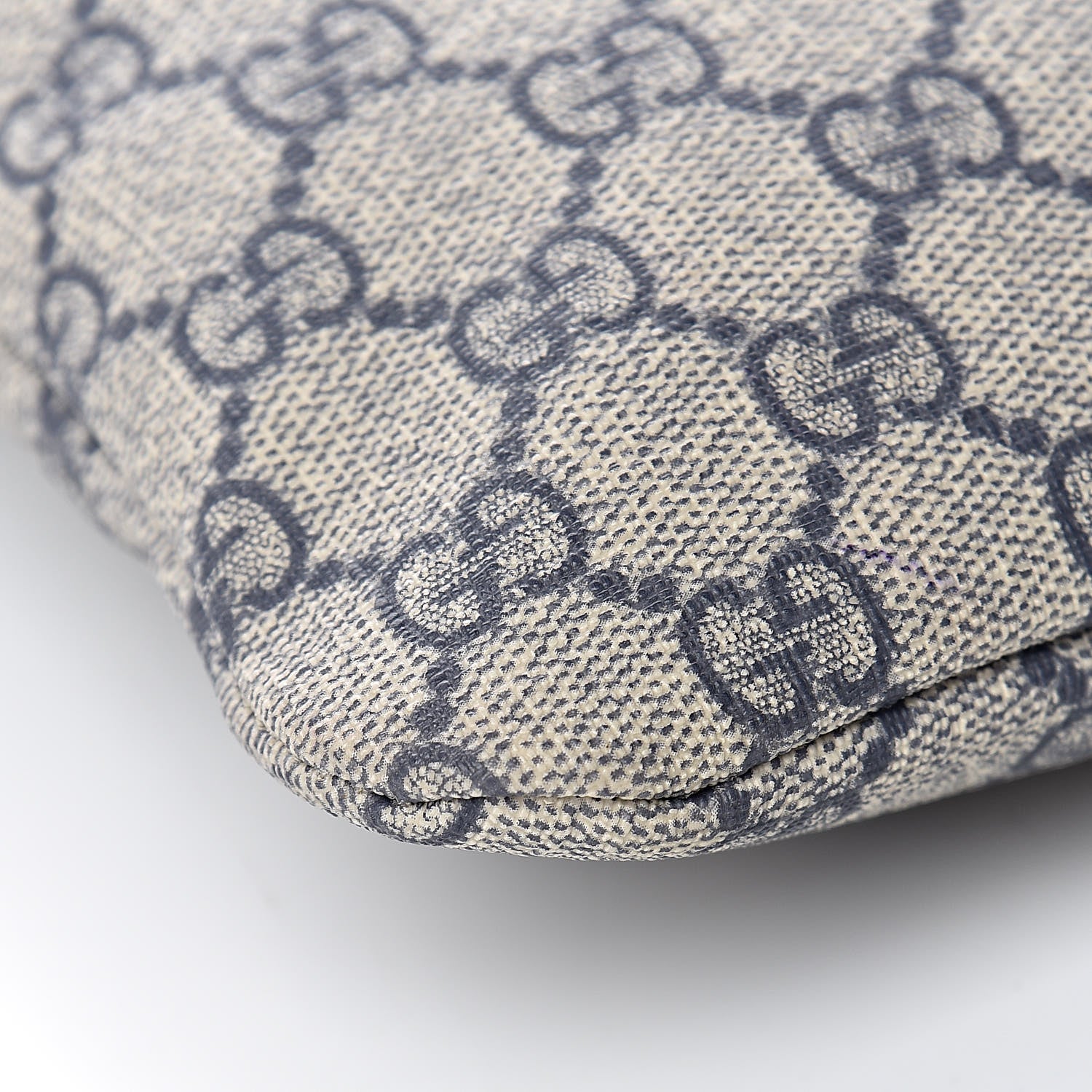 Gucci GG Plus Monogram Signature Web Loop Messenger Blue 9 of 10