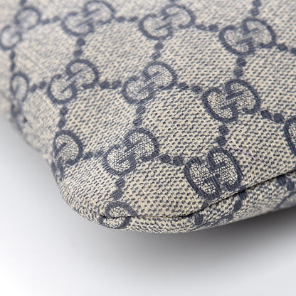 Gucci GG Plus Monogram Signature Web Loop Messenger Blue 9 of 10