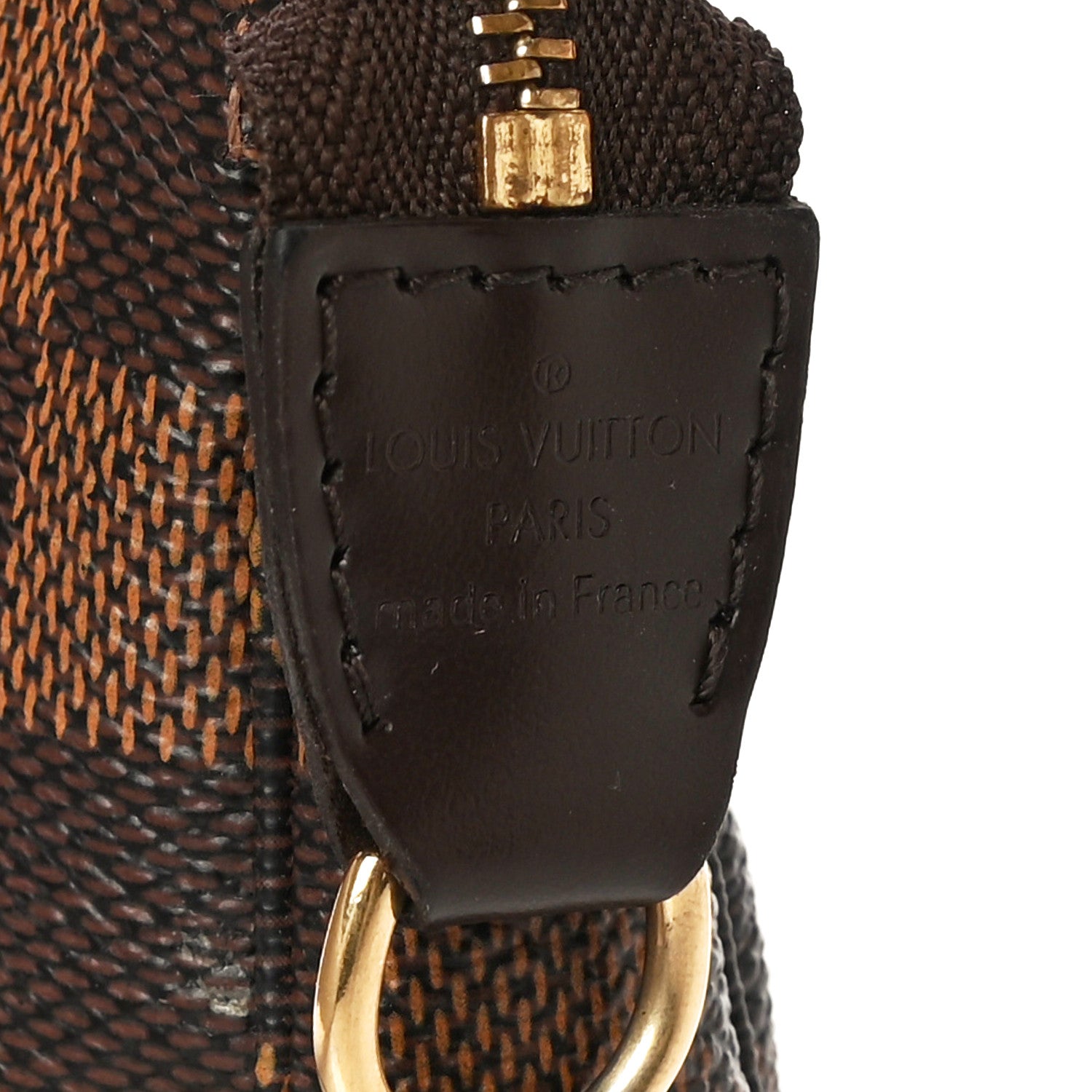 Louis Vuitton Damier Ebene Complice Trunks and Bags Mini Pochette Accessories Red 7 of 10