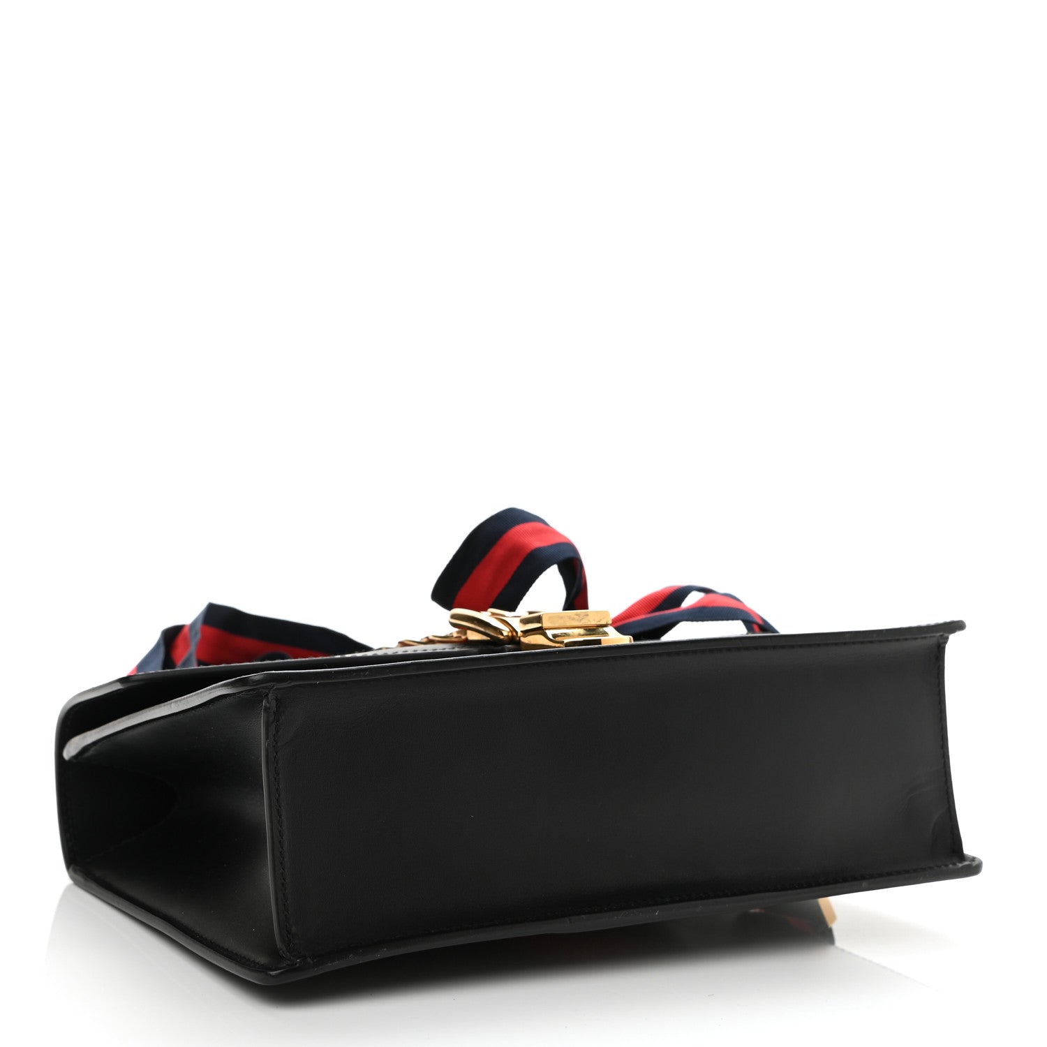 Gucci Calfskin Small Sylvie Shoulder Bag Black 4 of 10