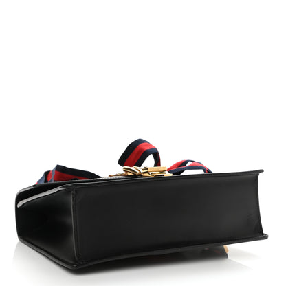 Gucci Calfskin Small Sylvie Shoulder Bag Black 4 of 10
