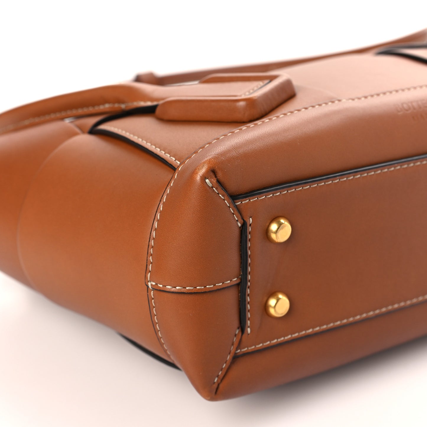 French Calfskin Maxi Intrecciato Arco 33 Wood