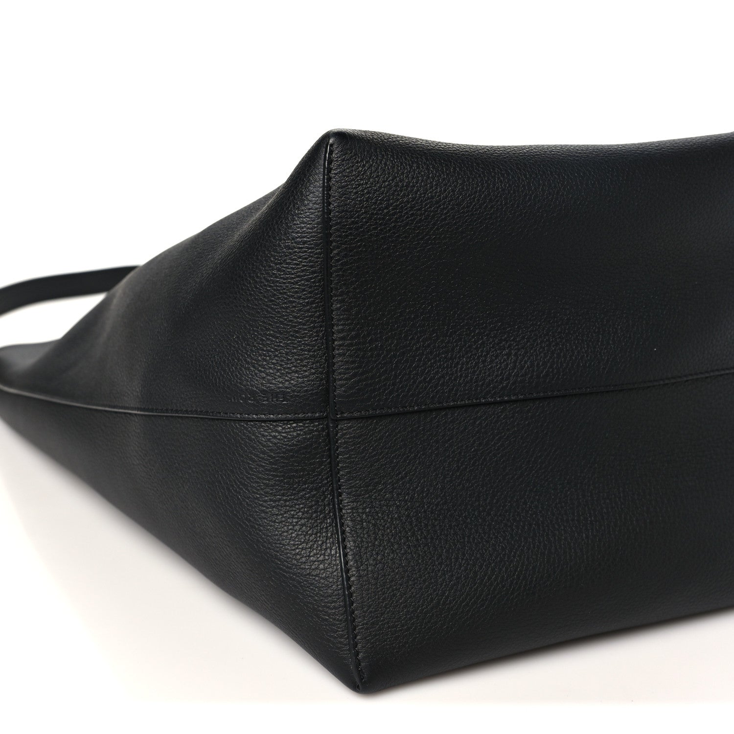 The Row Grained Calfskin Large N/S Hook Tote Black 7 of 8