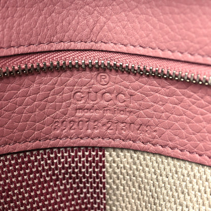 Gucci Cellarius Calfskin Medium Bamboo Daily Top Handle Bag Carmine Rose 6 of 6