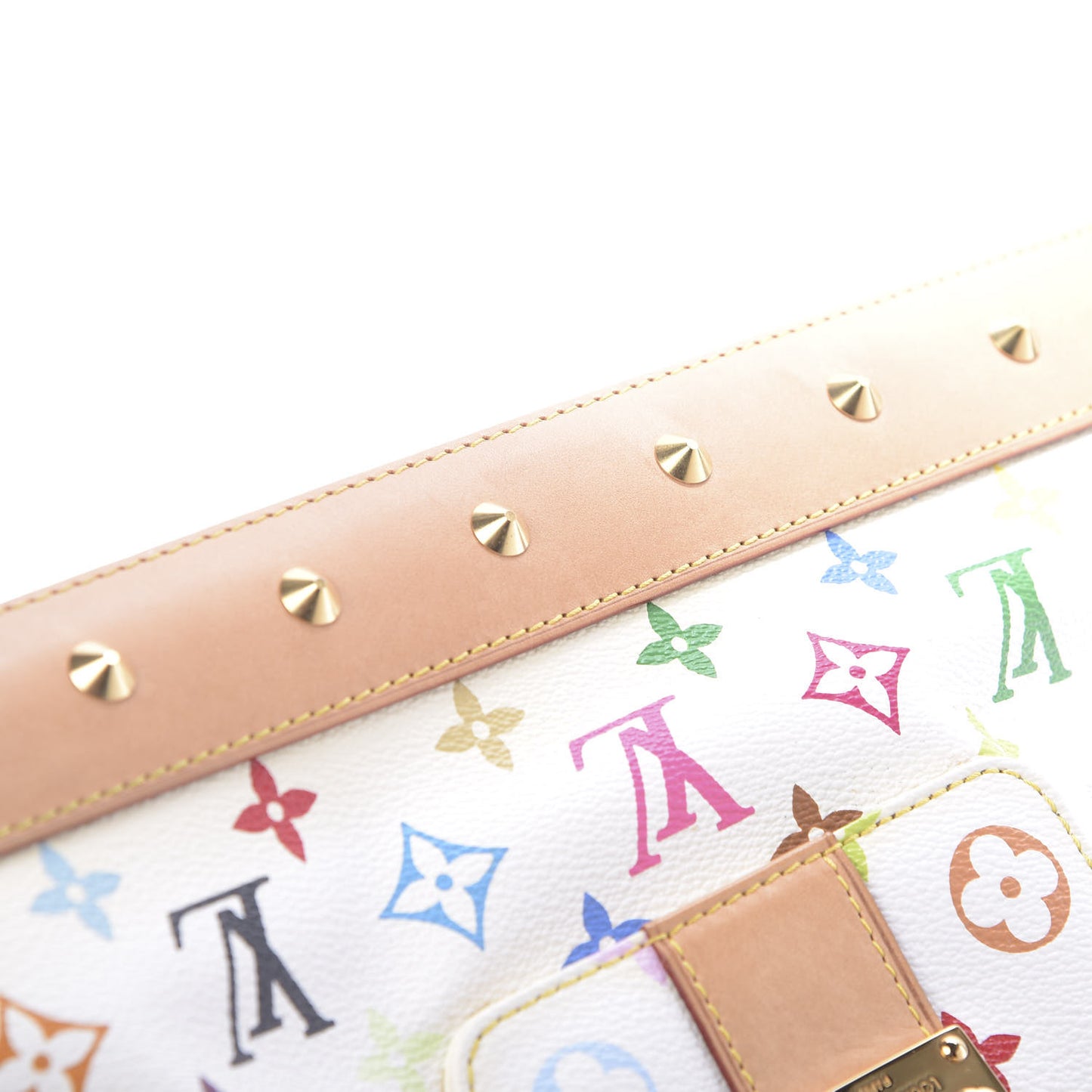 Monogram Multicolor Alma GM White