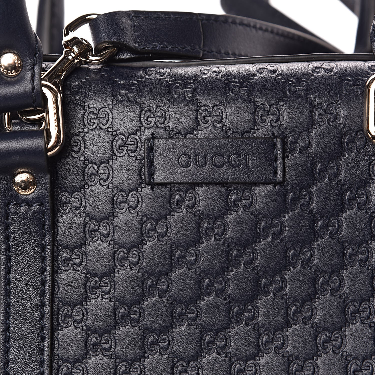 Gucci Microguccissima Medium Crossbody Bag Blue 11 of 12