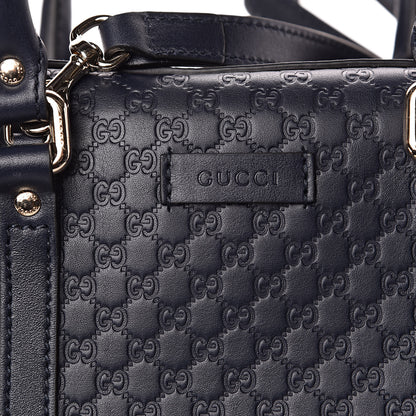 Gucci Microguccissima Medium Crossbody Bag Blue 11 of 12
