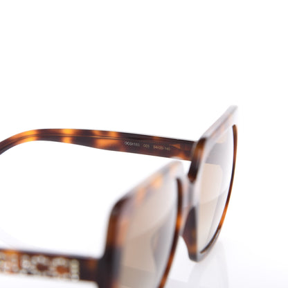 Gucci Crystal Square Frame Sunglasses GG0418S Tortoiseshell 7 of 8