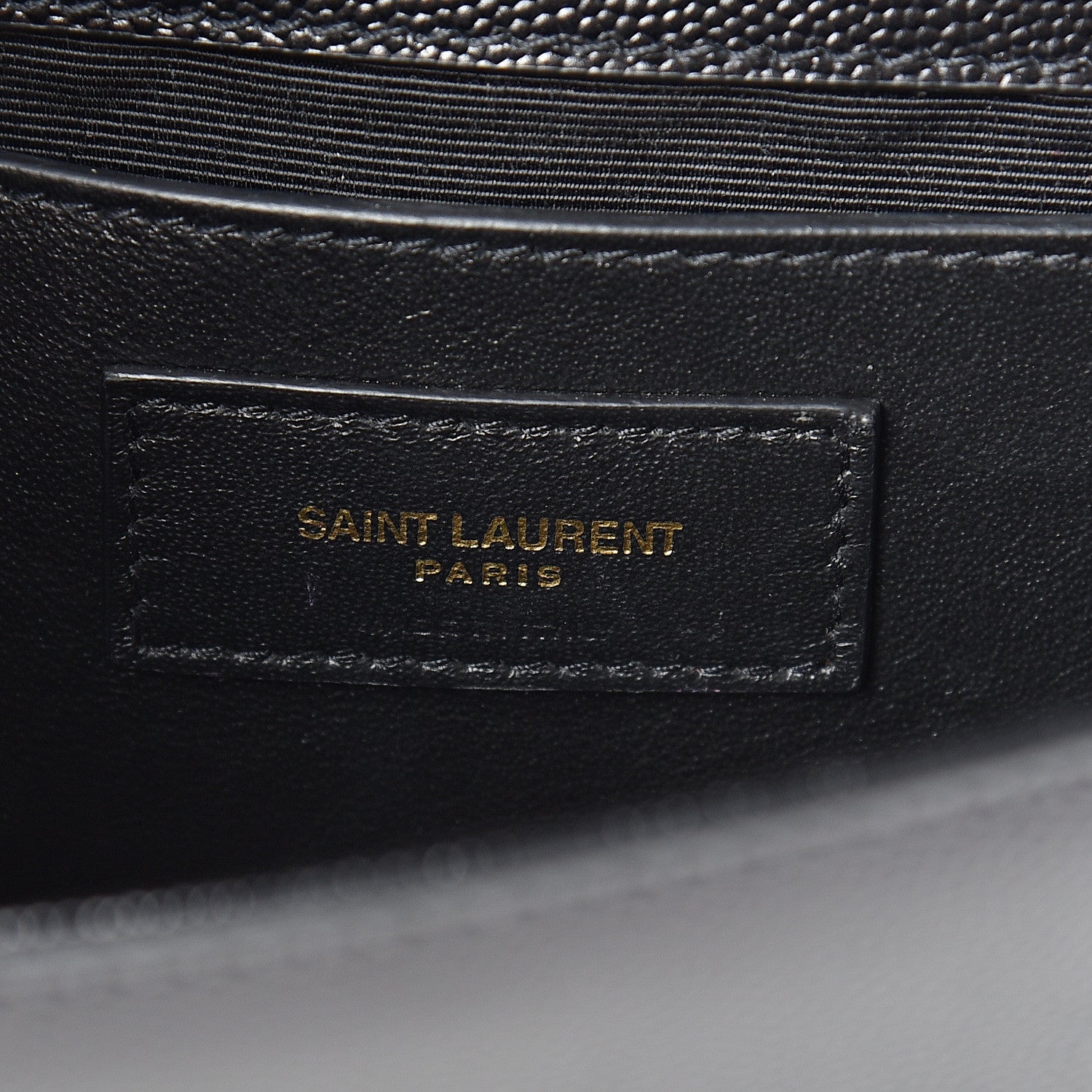 Saint Laurent Grain De Poudre Small Monogram Kate Satchel Black 6 of 12