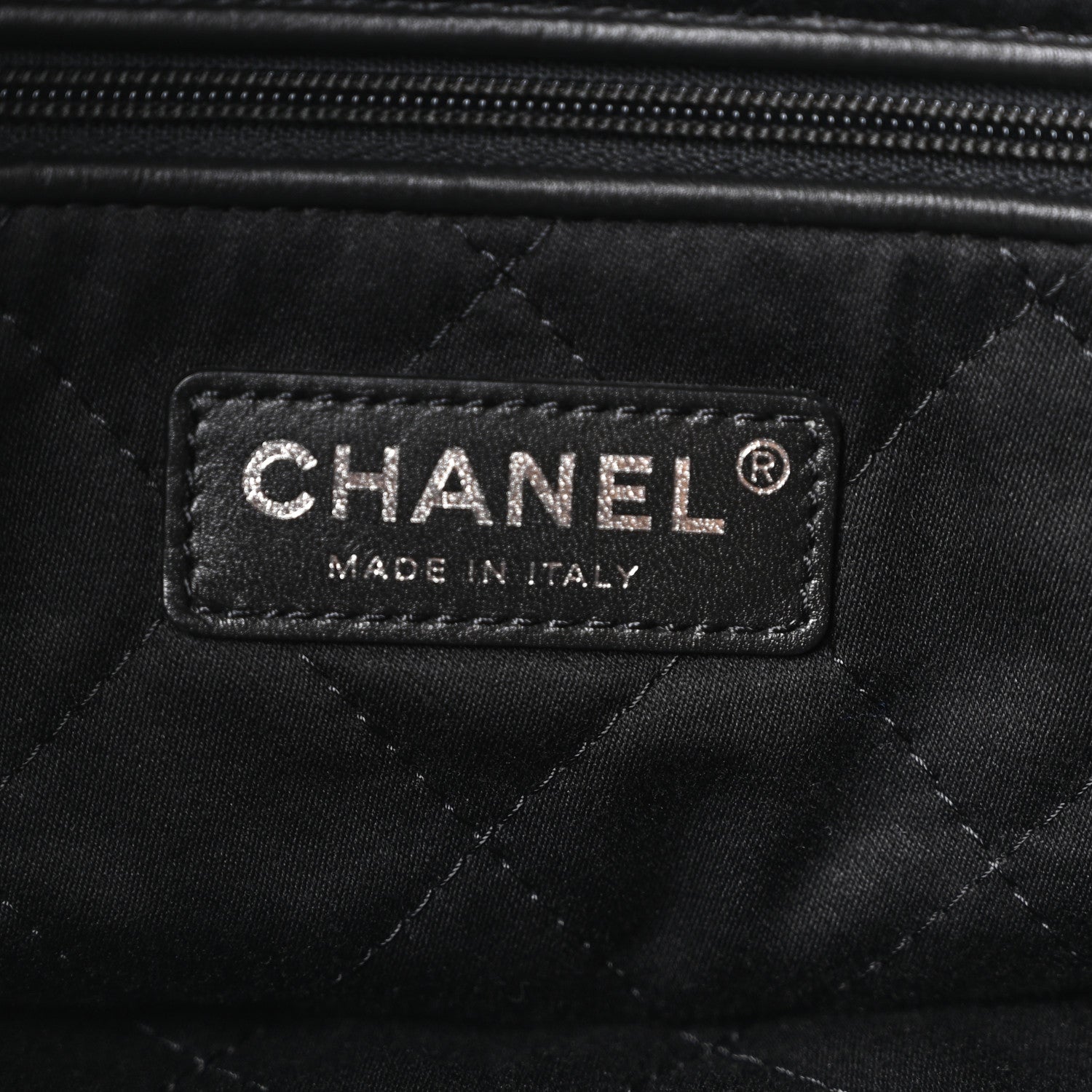 Chanel Denim Quilted Floral Print Small Chanel 22 Black 7 of 12