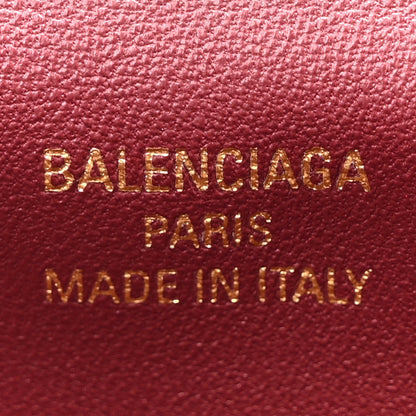 Balenciaga Natural Smooth Calfskin Medium Rodeo Top Handle Handbag Dark Burgundy 6 of 9
