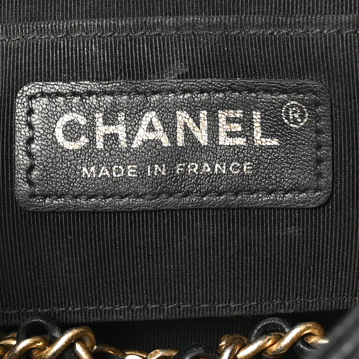 Chanel Glazed Calfskin Chevron Quilted Small Hampton Flap Black 6 of 11