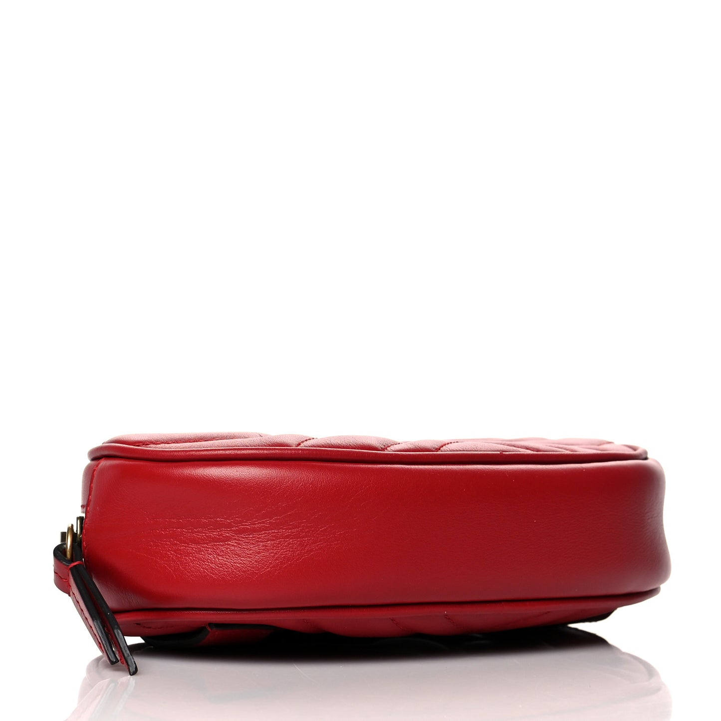 Calfskin Matelasse GG Marmont Belt Bag 85 34 Hibiscus Red