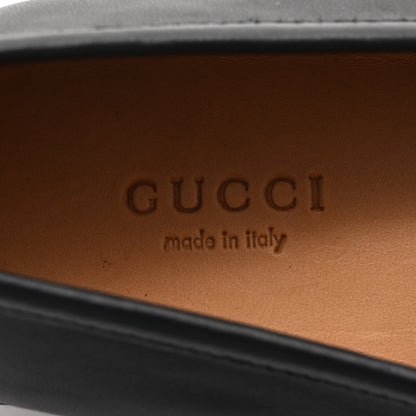 Gucci Calfskin Womens 1953 Horsebit Loafers 38.5 Black 8 of 10