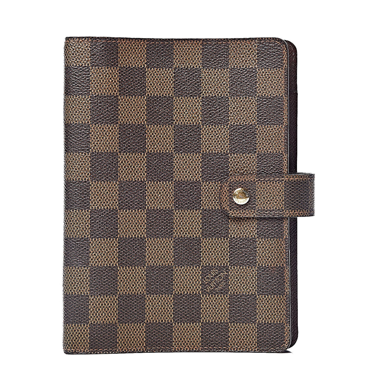 Damier Ebene Medium Ring Agenda Cover