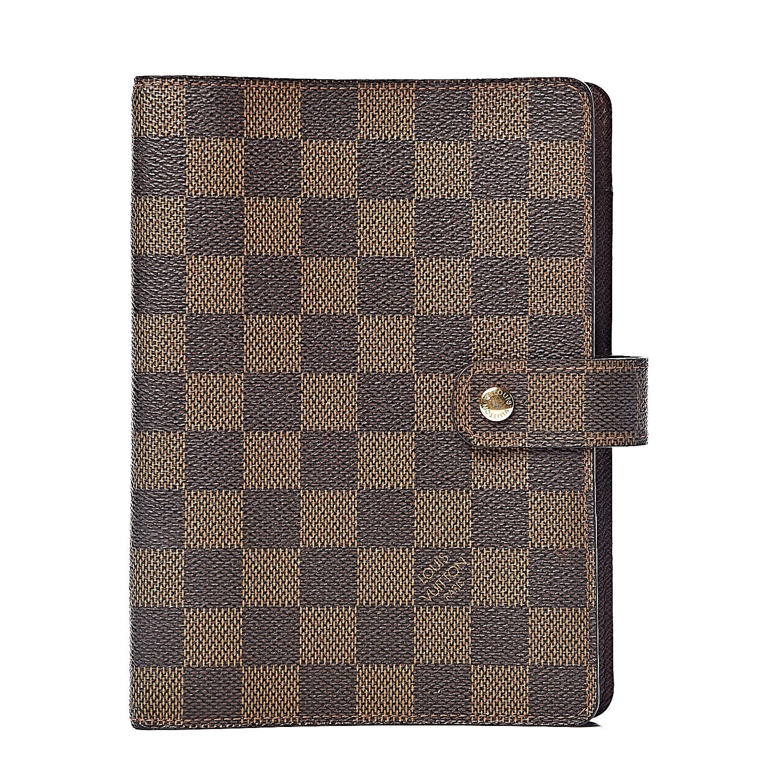 Louis Vuitton Damier Ebene Medium Ring Agenda Cover 1 of 6