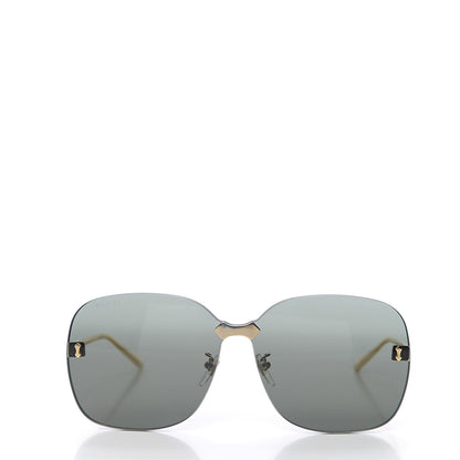 Gucci Rimless Sunglasses GG0355S Gold 2 of 8