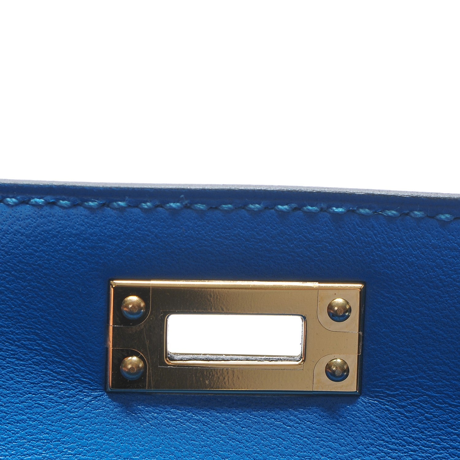 Hermes Chevre Mysore Mini Kelly Sellier 20 Bleu Hydra 14 of 22