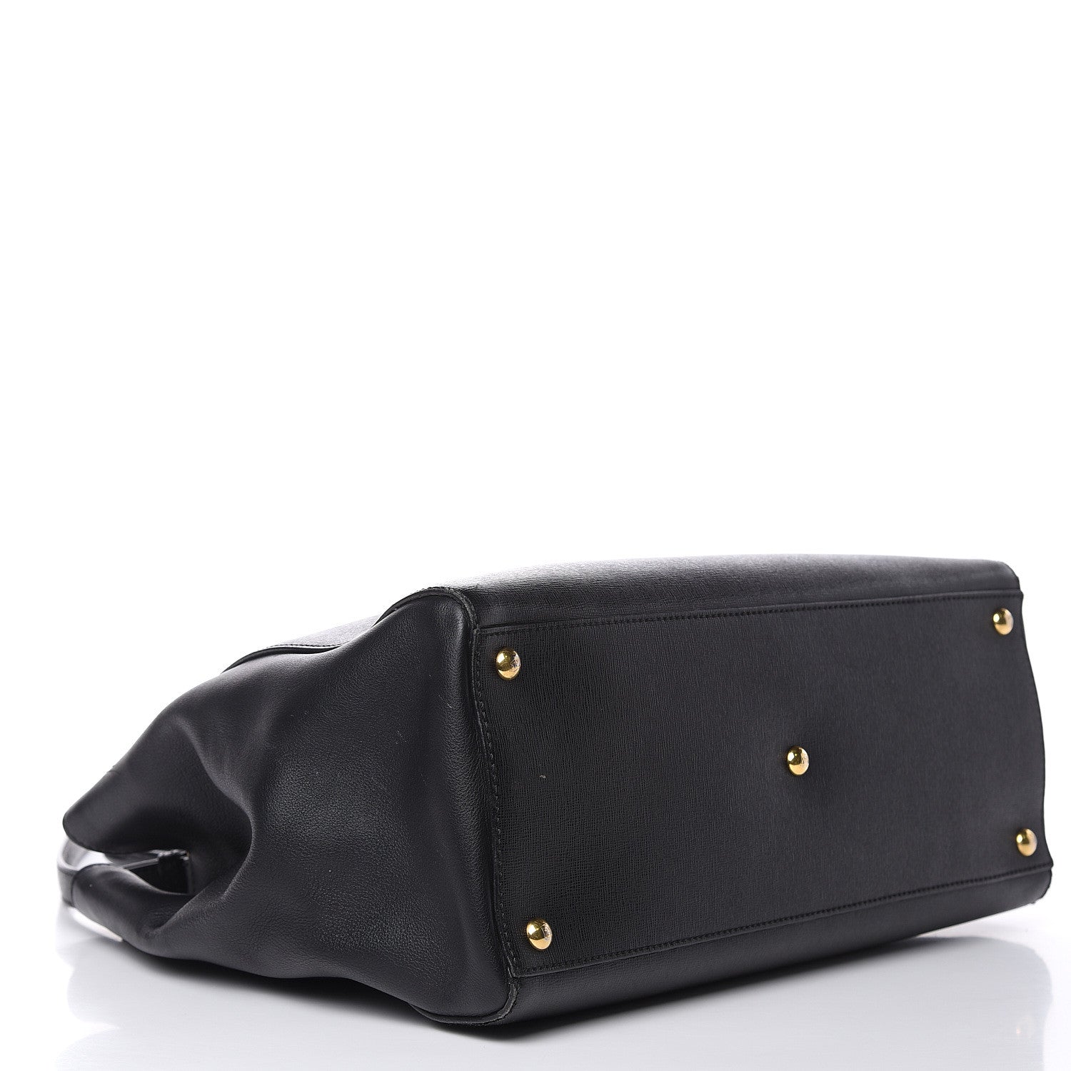 Fendi Vitello Elite Regular 2Jours Tote Black 4 of 19