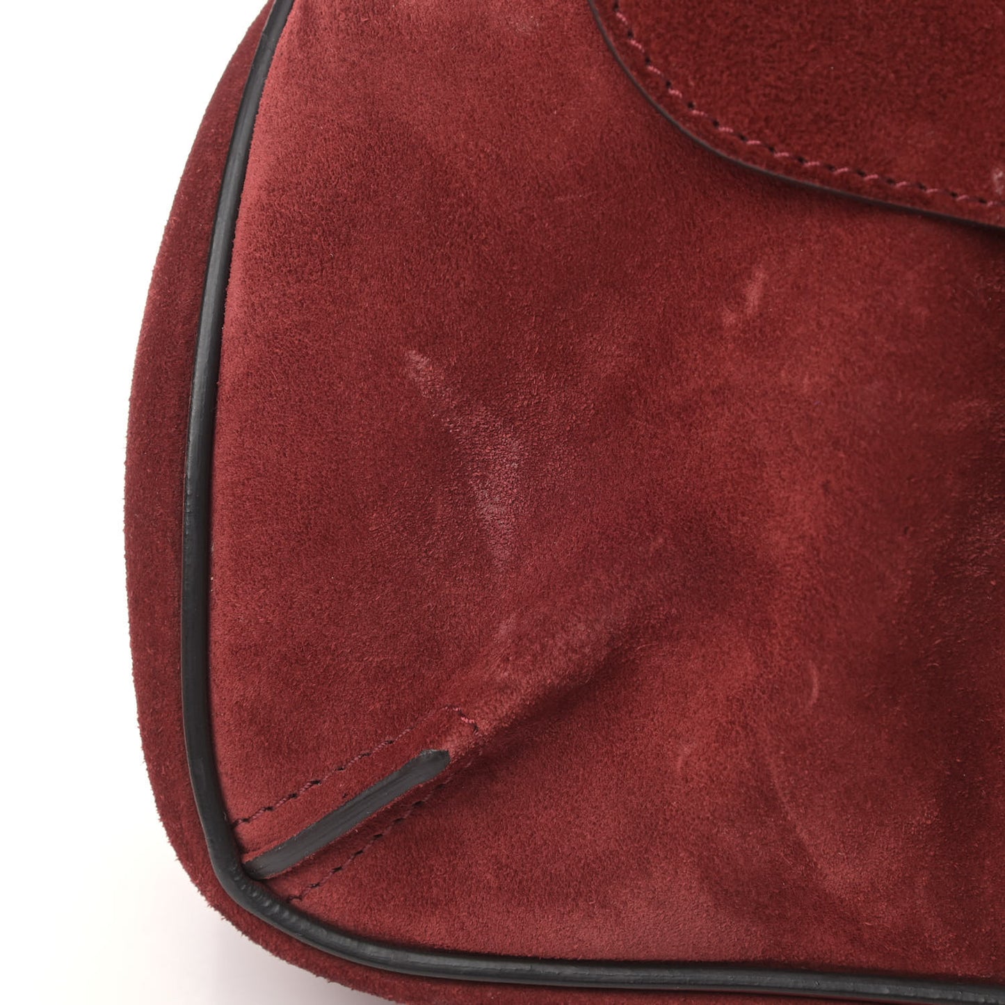 Suede Small Lexa Shoulder Bag Sienna Red