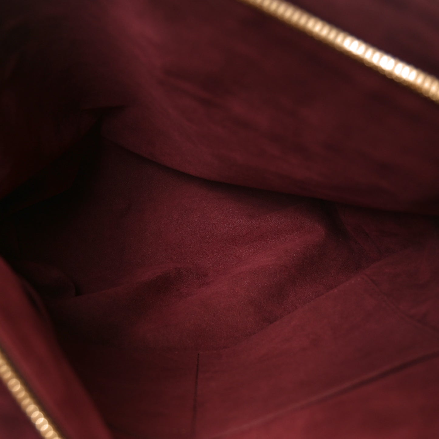 Monogram Flower Zipped Tote MM Bordeaux