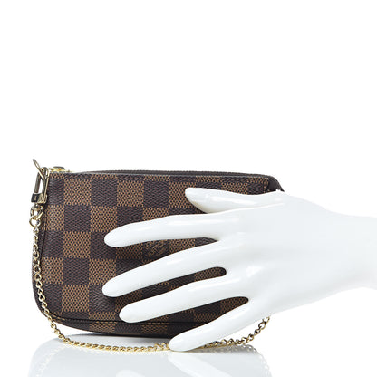 Louis Vuitton Damier Ebene Mini Pochette Accessories 2 of 8