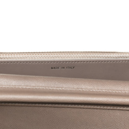 Chanel Caviar Quilted Wallet On Chain WOC Grey 6 of 10