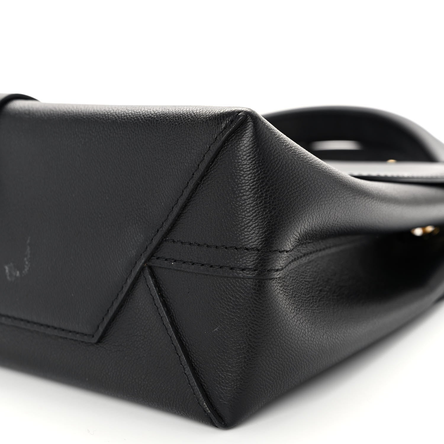 Louis Vuitton Calfskin Monogram Very One Handle Black 9 of 11