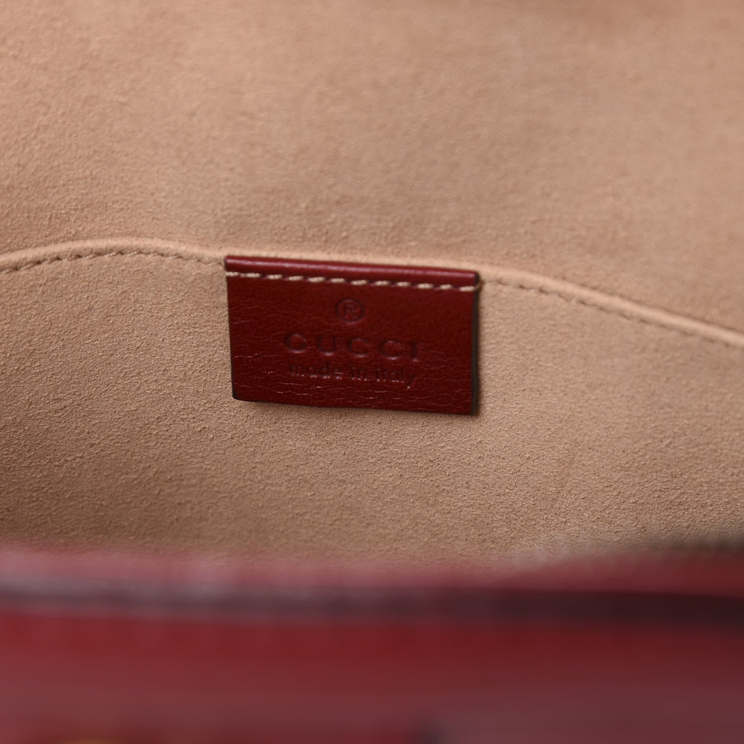 Gucci Piuma Lux Calfskin Small Re(Belle) Crossbody Bag Romantic Cerise 8 of 10