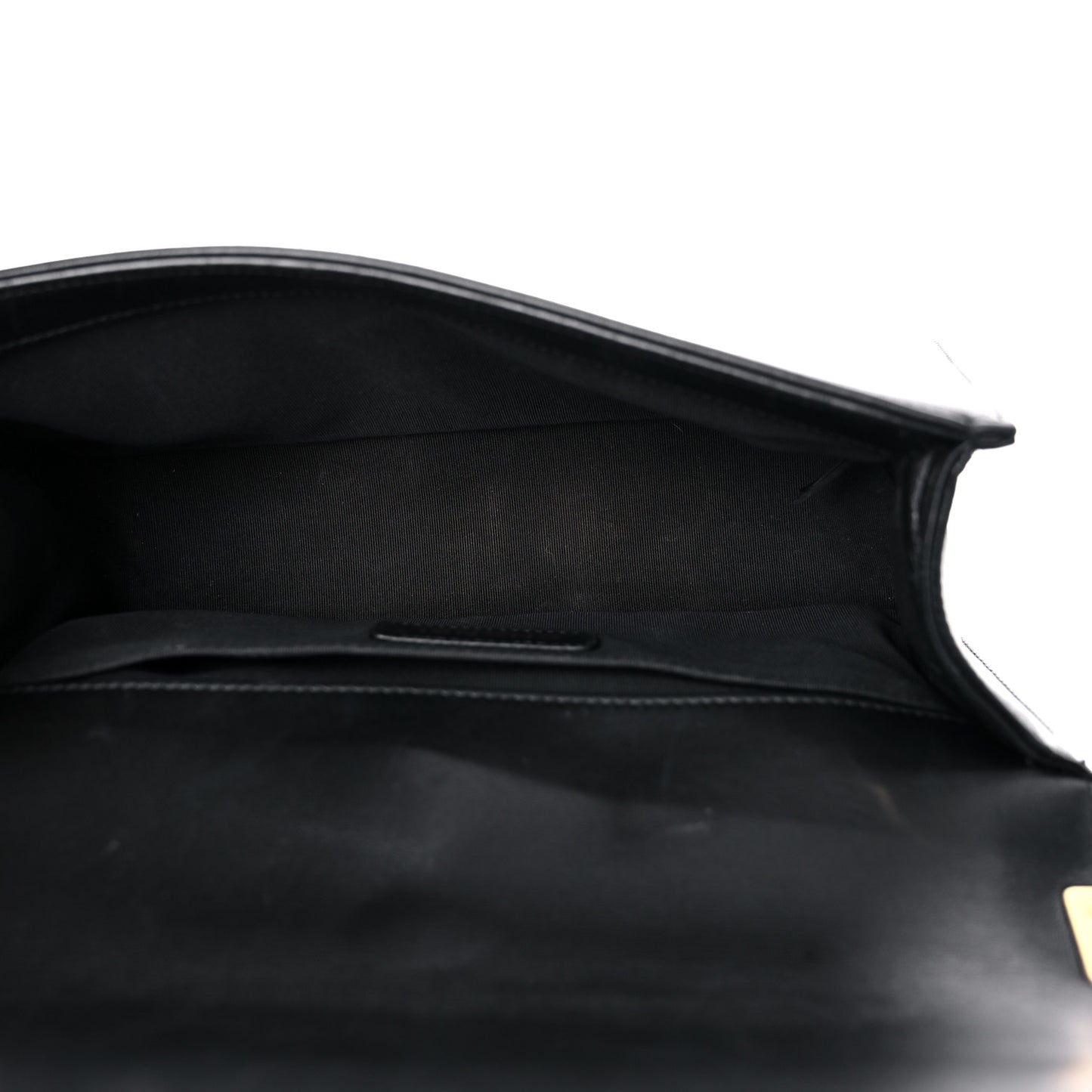Lambskin Quilted Medium Boy Flap Black