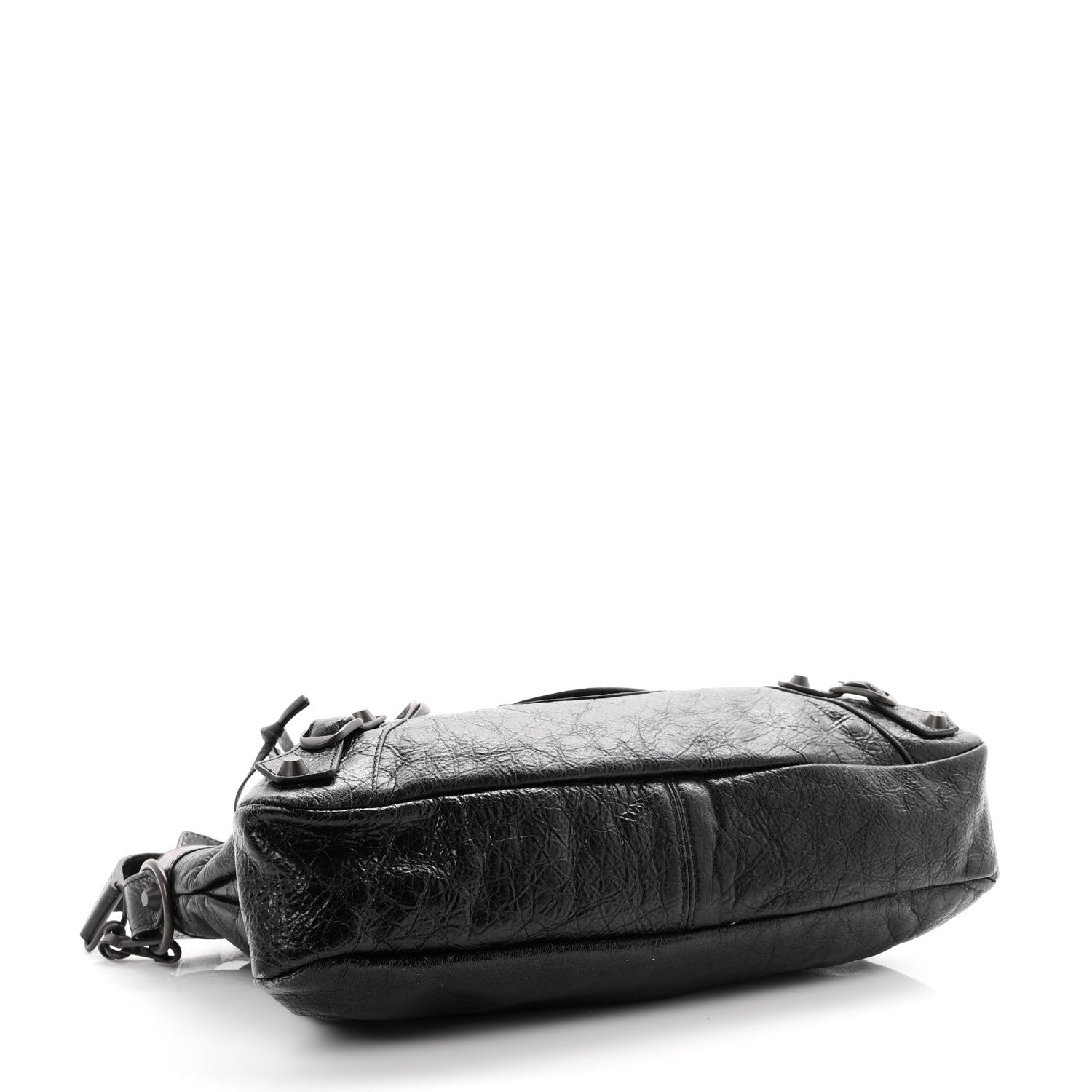 Balenciaga Agneau Arena Classic Hardware Le City First Bag Black 5 of 11