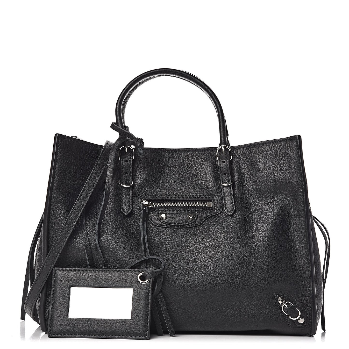Veau Papier A6 Zip Around Tote Black