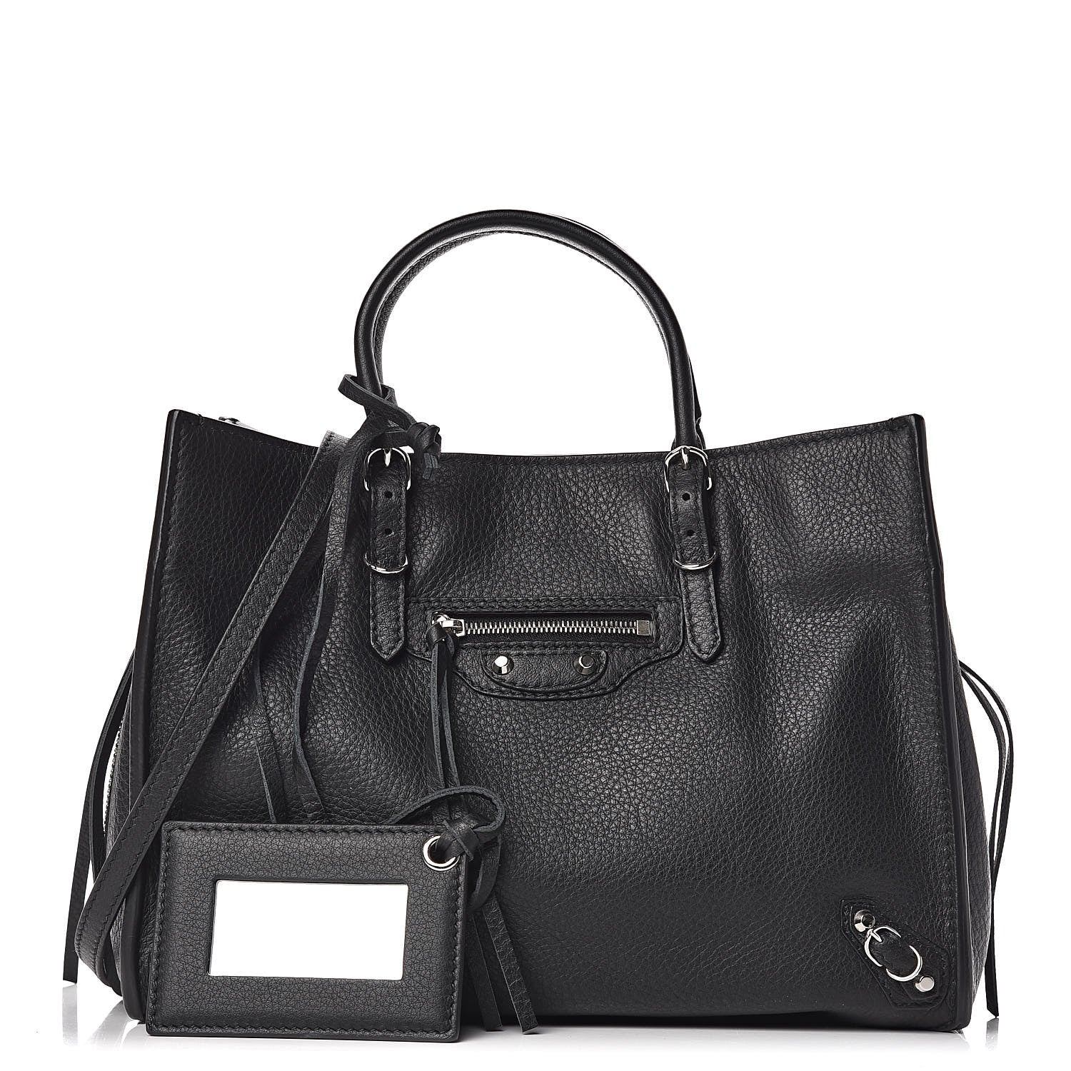 Balenciaga Veau Papier A6 Zip Around Tote Black 1 of 10
