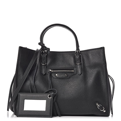 Balenciaga Veau Papier A6 Zip Around Tote Black 1 of 10