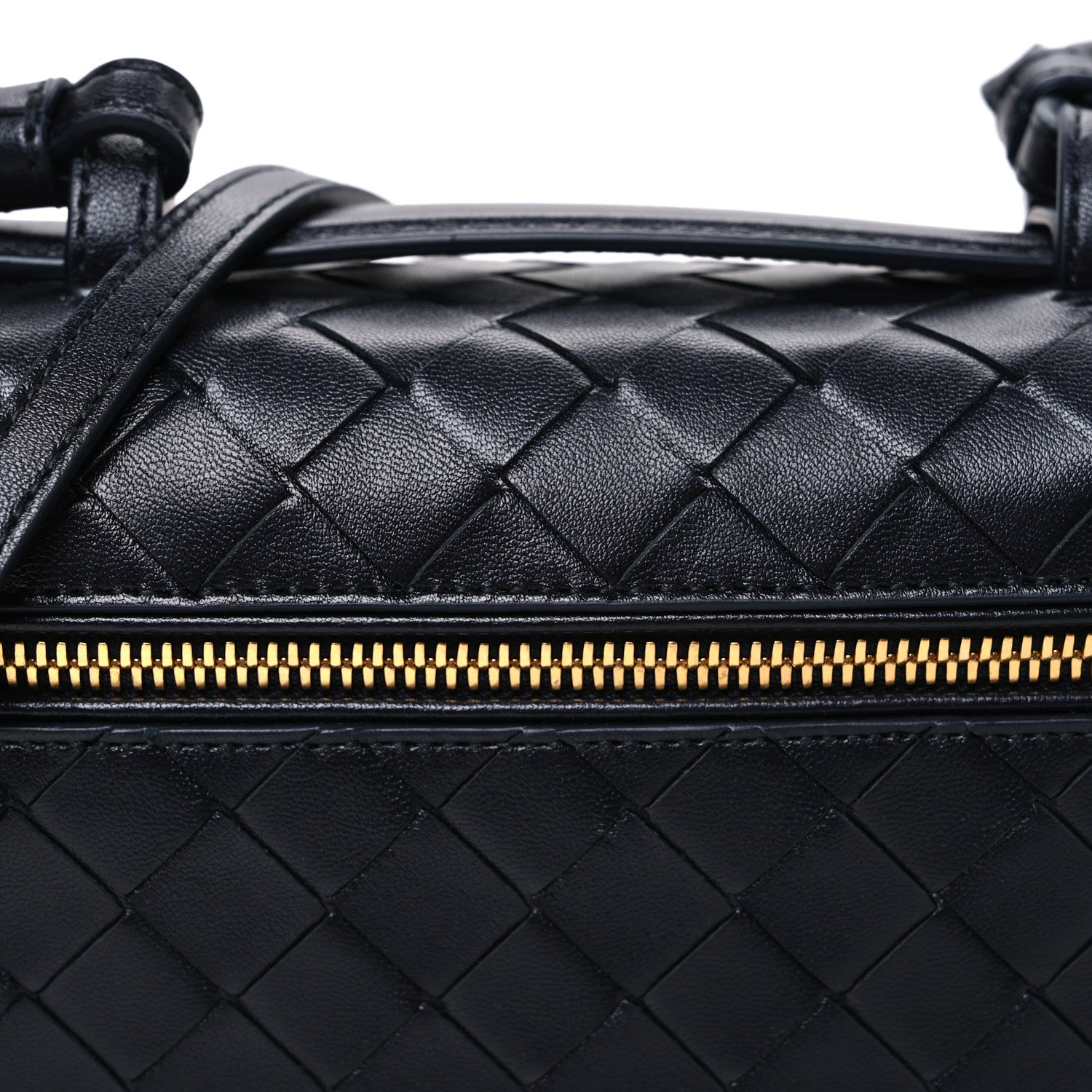 Bottega Veneta Calfskin Intrecciato Bang Bang Vanity Case Nocturnal 9 of 11