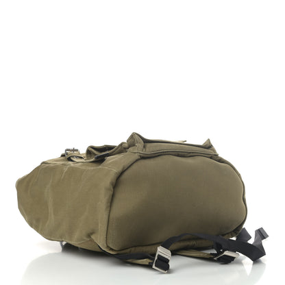 Saint Laurent Gabardine Noe Backpack Khaki 3 of 4