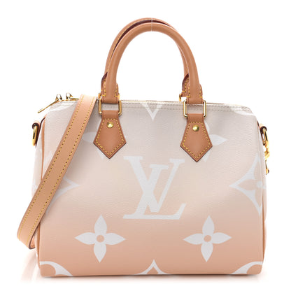 Louis Vuitton Monogram Giant By The Pool Speedy Bandouliere 25 Brume 1 of 11
