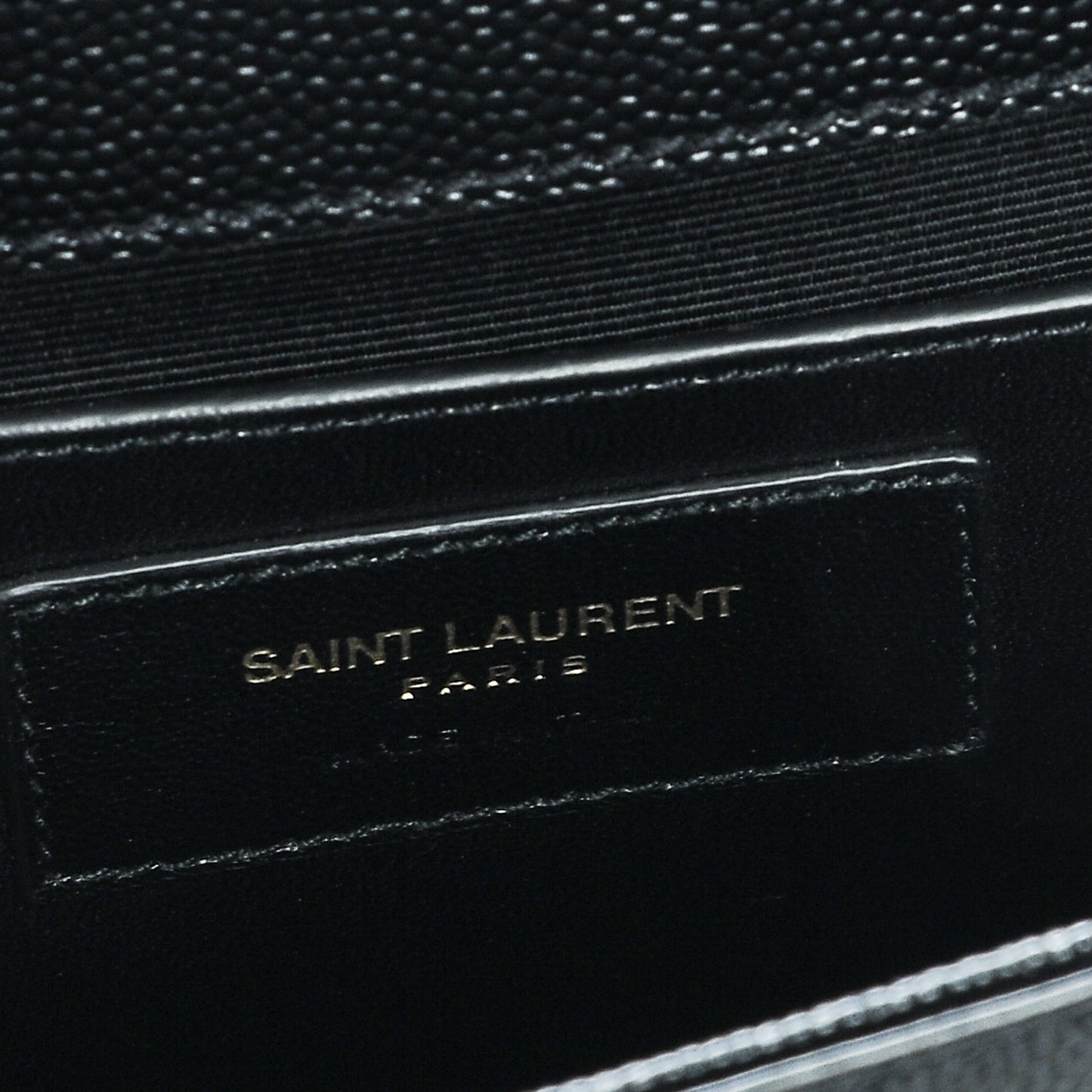 Grain De Poudre Small Monogram Kate Satchel Black