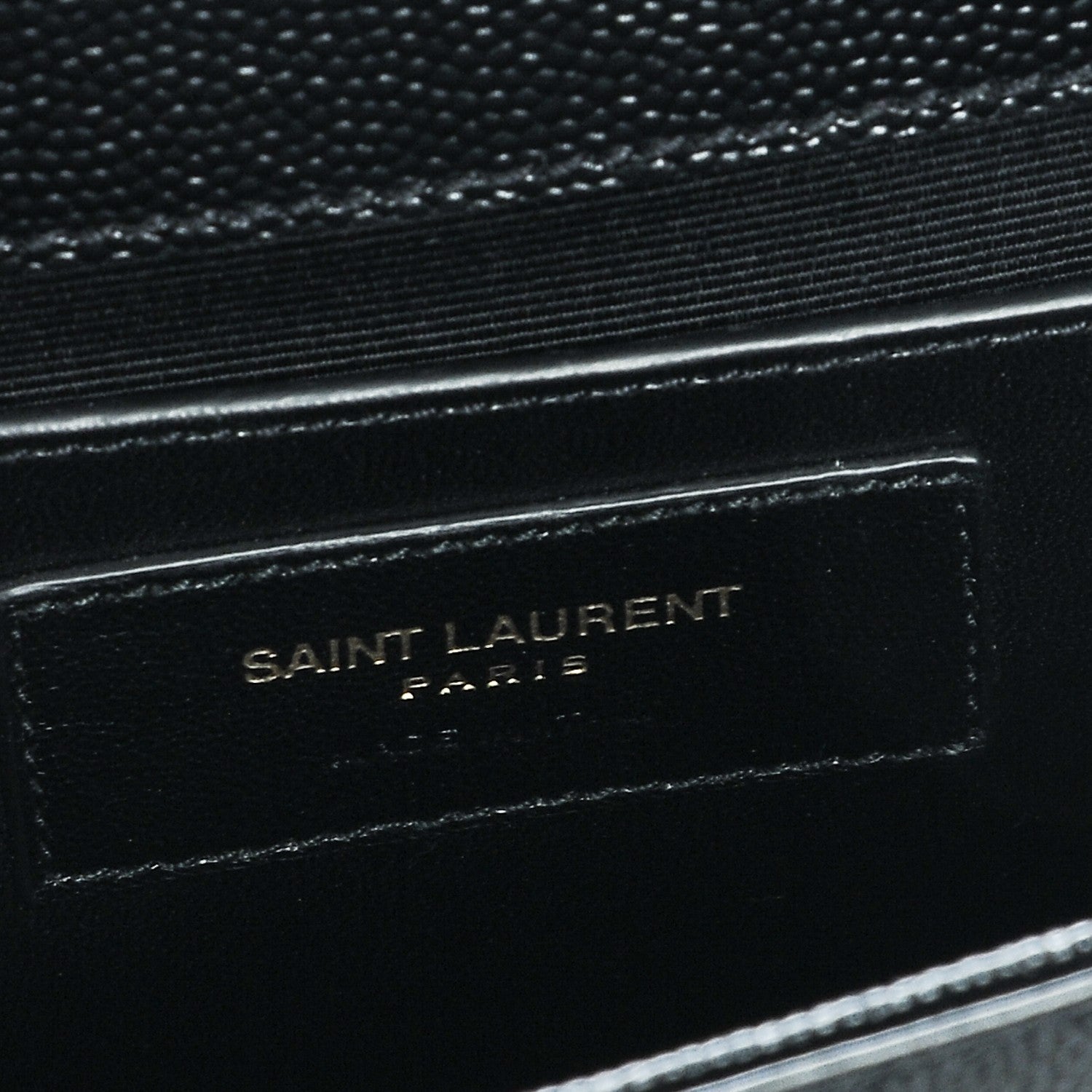 Saint Laurent Grain De Poudre Small Monogram Kate Satchel Black 6 of 6