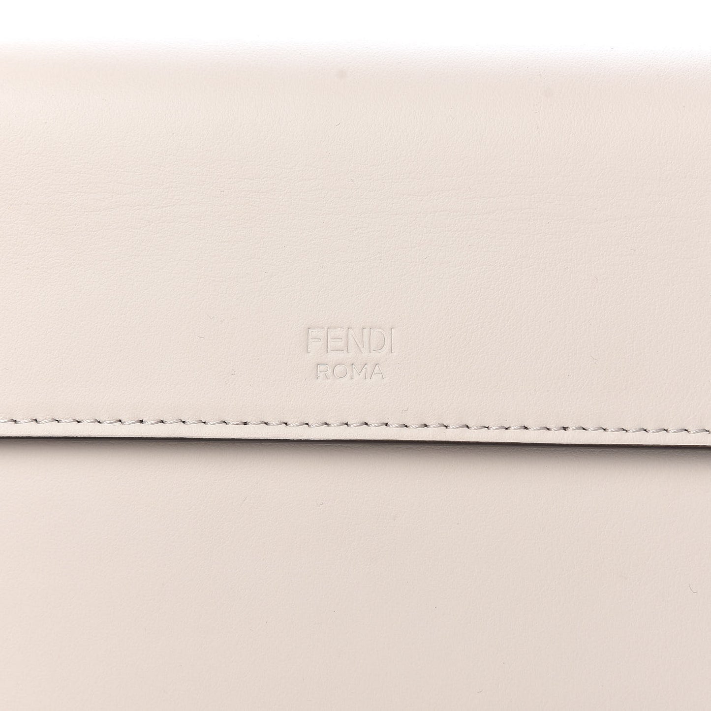 Vitello Century Opaco F is Fendi Kan I Shoulder Bag White Ice