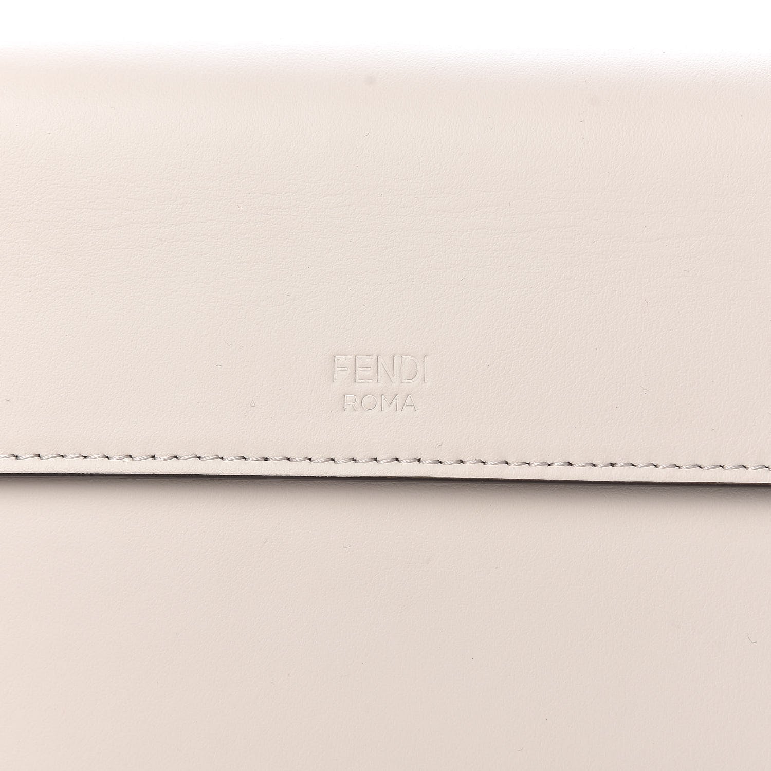 Fendi Vitello Century Opaco F is Fendi Kan I Shoulder Bag White Ice 8 of 12