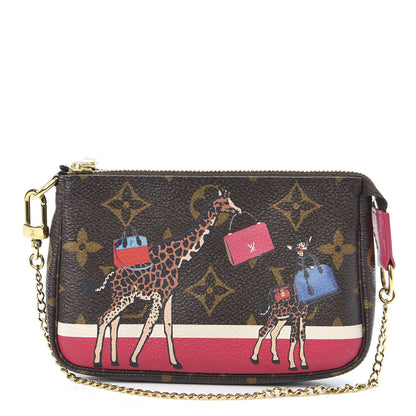 Louis Vuitton Monogram 2017 Christmas Animation Mini Pochette Accessories 1 of 8